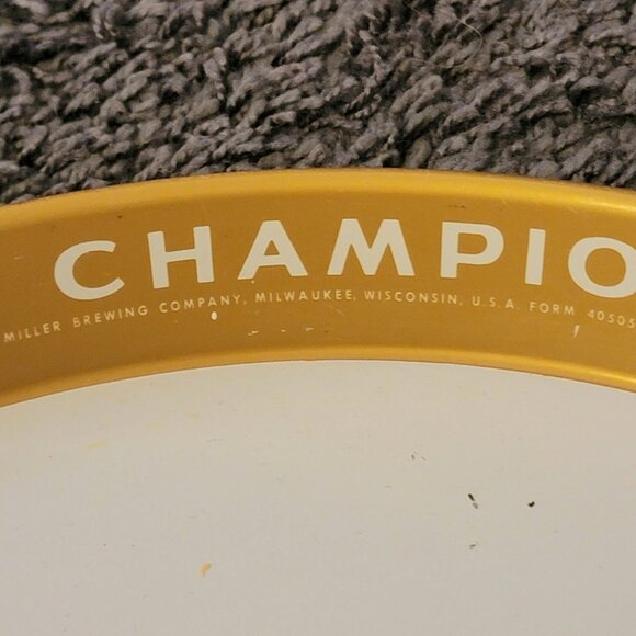 Miller High Life Vintage 50s Beer Serving Tray Breweriana Collectible Home Decor - Picture 10 of 14